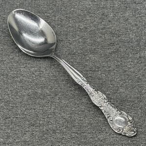 Vintage International Stainless KOREA Spoon Replacement Floral Scroll Flatware